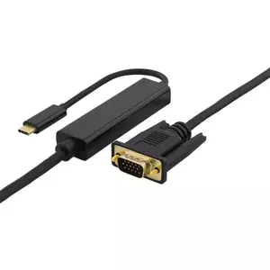 Video cable adapter Deltaco USBC-1089-K