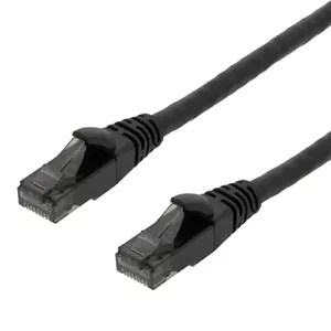 Networking cable Deltaco UUTP-1501 RJ-45 Cat6 1 m Black