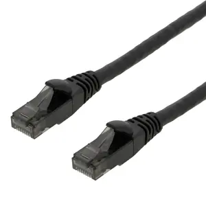 DELTACO UUTP-1501 Networking Cable Black 1 m Cat6 U/UTP RJ-45 High Flex LSZH