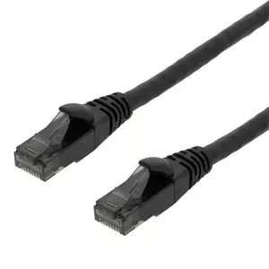 Networking Cable Deltaco UUTP-1502 RJ-45 Cat6 1.5 m Black