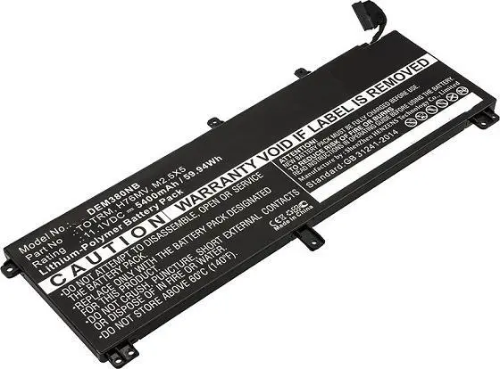 Батарея CoreParts Dell Precision M3800 XPS 15 9530 Photo 2