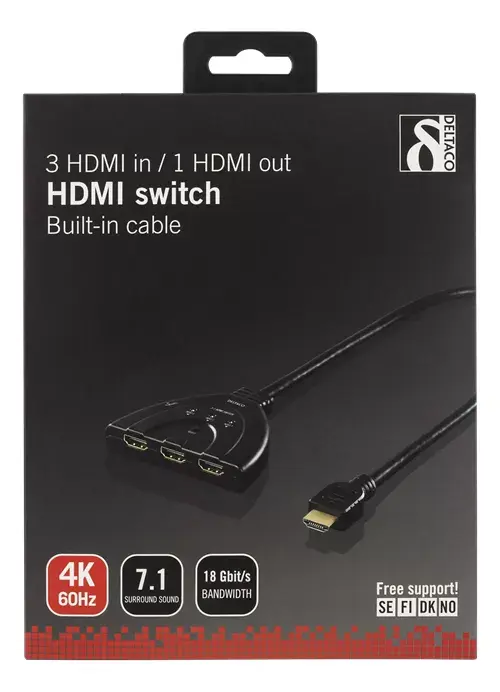 Video splitter Deltaco HDMI-7044 Photo 4