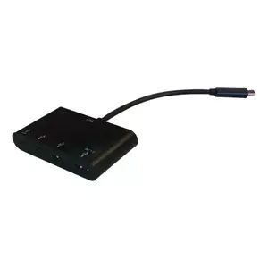 USB-C хаб DELTACO USBC-HUB105 с поддержкой 100W Power Delivery, 2x USB-A и 2x USB-C порта