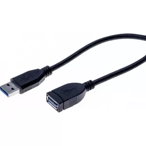 EXC 532462 USB kabelis 3 m USB 3.2 Gen 1 (3.1 Gen 1) USB A Melns