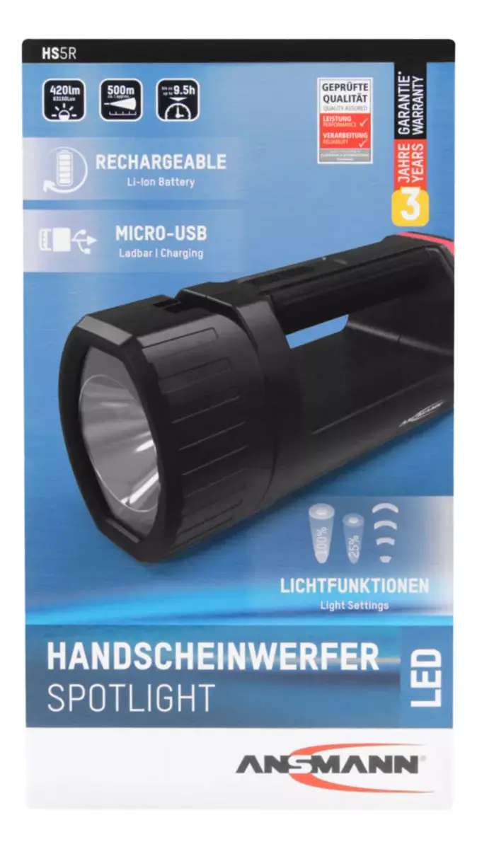 Rokas lampa Ansmann HS5R Photo 10
