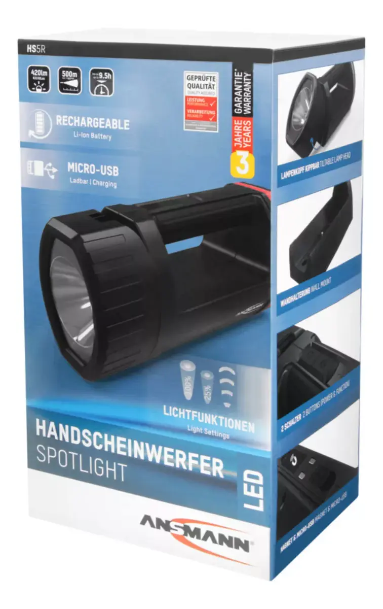 Rokas lampa Ansmann HS5R Photo 11