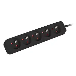 Удлинитель Lanberg PS0-05E-0100-IEC-BK