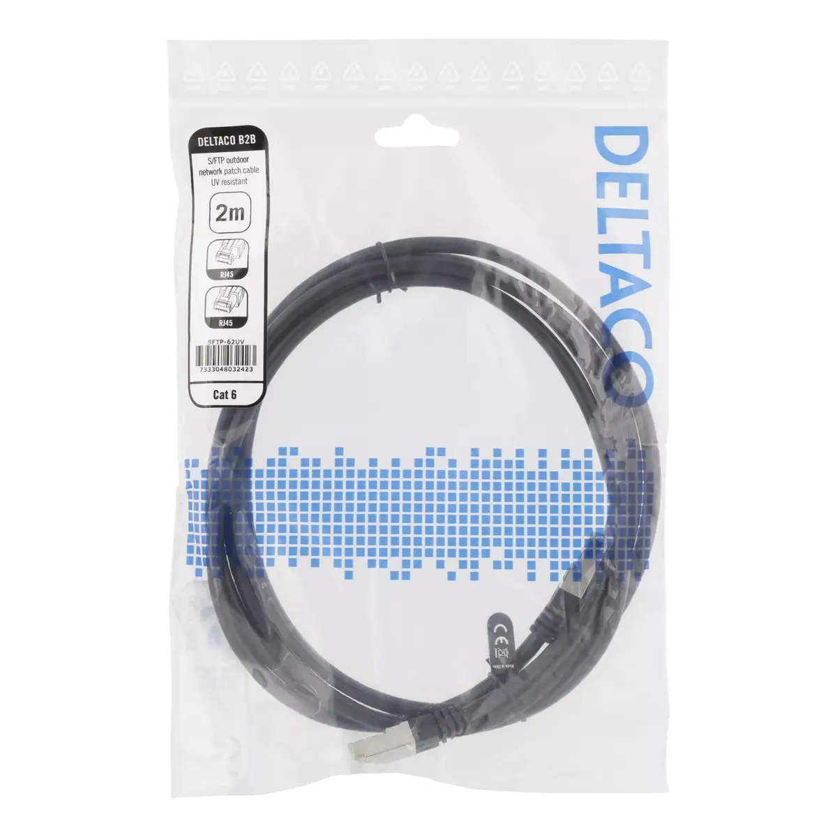 Tīkla kabelis Deltaco SFTP-62UV Photo 2