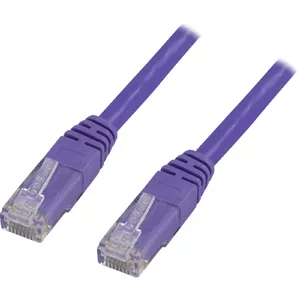 Networking cable Deltaco TP-611P RJ45 Cat6 1.5m Black