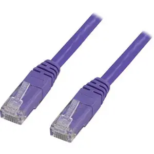 Networking Cable Deltaco UTP Cat6 Purple 2 m