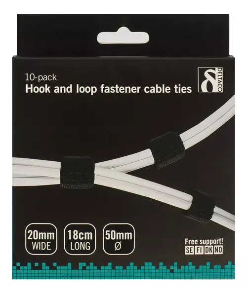Kabeļu saite Hook & loop Deltaco CM03S Photo 3