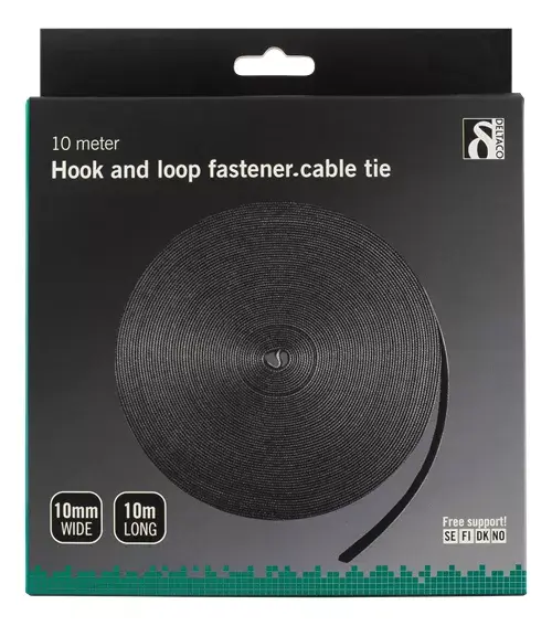 Kabeļu saite Hook & loop Deltaco CM1010S Photo 3