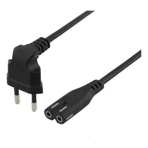 Jaudas kabelis Deltaco DEL-109BF 3m CEE7/16 C7