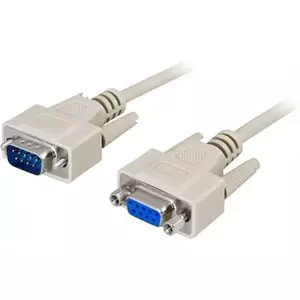 Deltaco DEL-37 serial cable Grey 2 m 9 pin D-Sub