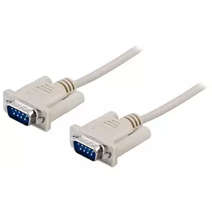 Serial Cable Deltaco DEL-37A DB9ha Standard 2m White