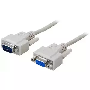 Deltaco DEL-38H serial cable Beige 15 m Male