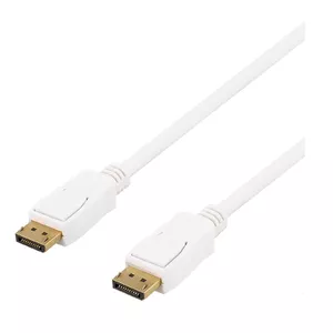 DisplayPort cable Deltaco DP-1021D 2 m White
