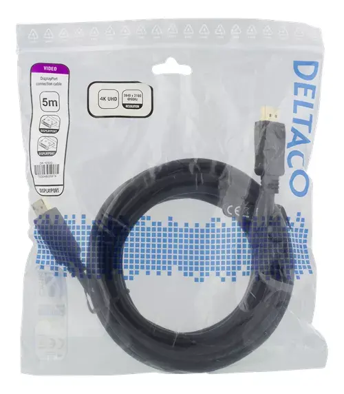 DisplayPort kabelis Deltaco DP-1050D Photo 2
