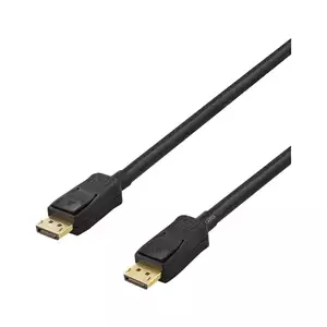 DisplayPort kabelis Deltaco DP-4200 20 m Melns