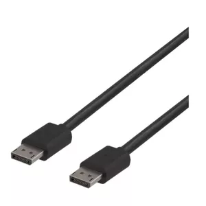 DisplayPort cable Deltaco DP8K-1020 2 m Black