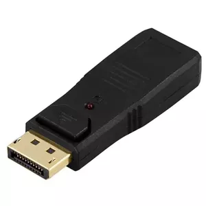 Deltaco DP-HDMI kabeļa dzimuma mainītājs 20-pin ha 19-pin ho melns