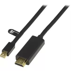 Адаптер видеокабеля Deltaco DP-HDMI204