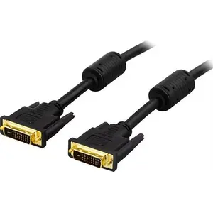DVI cable Deltaco DVI-600A 2 m DVI-D Black