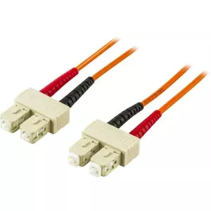 Оптоволоконный кабель Deltaco FB-525 25 м SC Orange