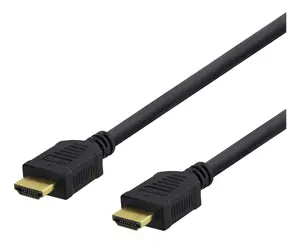 DELTACO HDMI-1015D High-Speed HDMI Cable 1.5 m Male to Male 4K UHD 3840 x 2160 Pixels Black