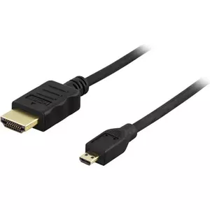 HDMI Cable Deltaco HDMI-1023 2m Type D to Type A Black