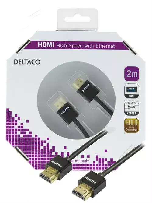 HDMI kabelis Deltaco HDMI-1092-K Photo 2