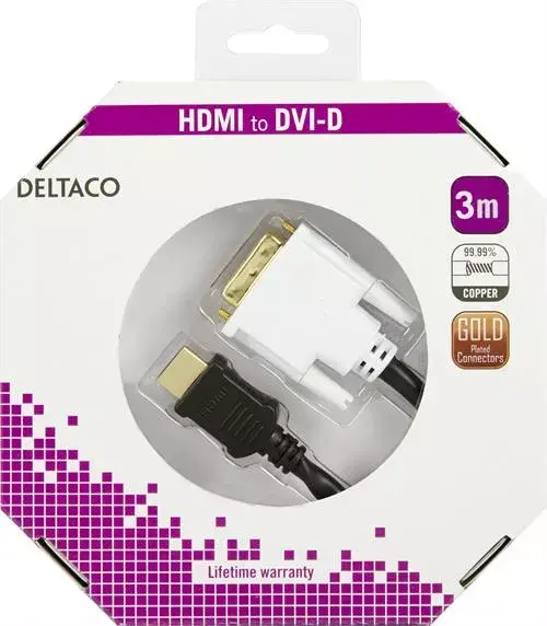 Video kabeļa adapteris Deltaco HDMI-113-K Photo 3