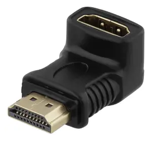 DELTACO HDMI-14G HDMI Type A Male to HDMI Type A Female Adapter Cable Version 1.4 4K Resolution Black