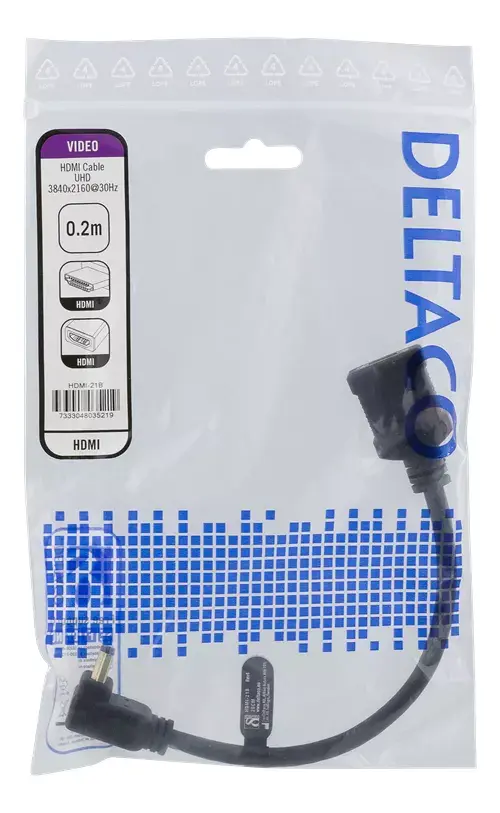 HDMI kabelis Deltaco HDMI-21B Photo 2