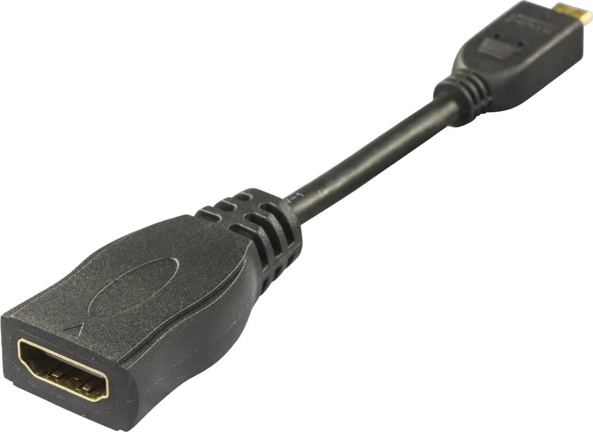 DELTACO HDMI-24B Micro HDMI vīrieša uz