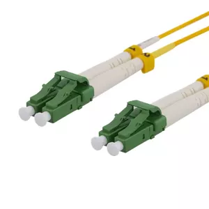 Fibre optic cable Deltaco LCLC-1S-APC 1m