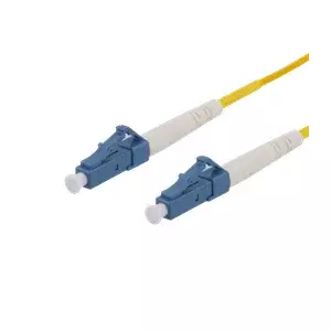 Deltaco LCLC-1S-SI optisko šķiedru kabelis 1 m LC OS2 Oranžs