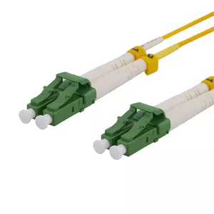 Fibre optic cable Deltaco LCLC-3S-APC 3 m LC White