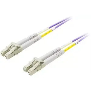 Fibre optic cable Deltaco LCLC-700 0.5m 2x LC Violet