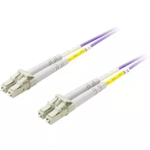 Fibre optic cable Deltaco LCLC-701 1m 2x LC Violet