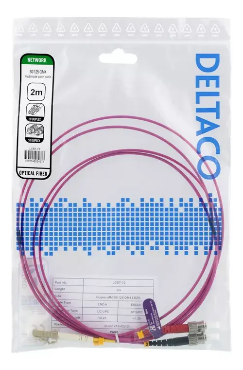 Fibre optic cable Deltaco LCST-72 Photo 2