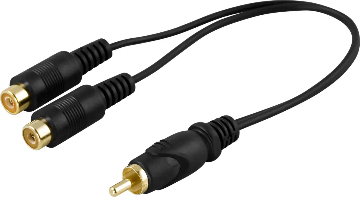 DELTACO MM-20 Audio kabelis RCA vīrišķais
