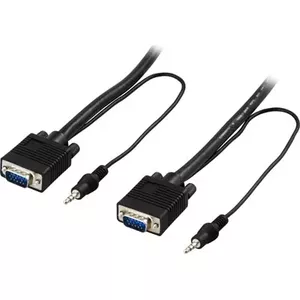 VGA кабель Deltaco RGB HD15 20м