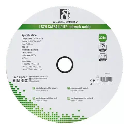 Networking cable Deltaco TP-55 Photo 2
