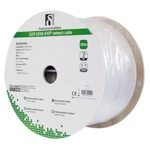 Сетевой кабель Deltaco TP-57C U/UTP Cat6a 305 м Белый