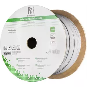 Сетевой кабель Deltaco TP-71 Серый Cat7 305 м S/FTP