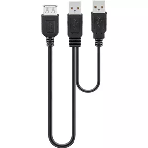USB 2.0 Hi-Speed Dual-Power Cable Deltaco USB-216