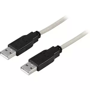 USB 2.0 Cable A/A Deltaco 1.5m