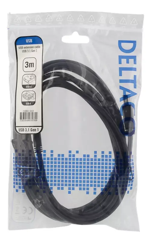 USB kabelis Deltaco USB3-243 Photo 2