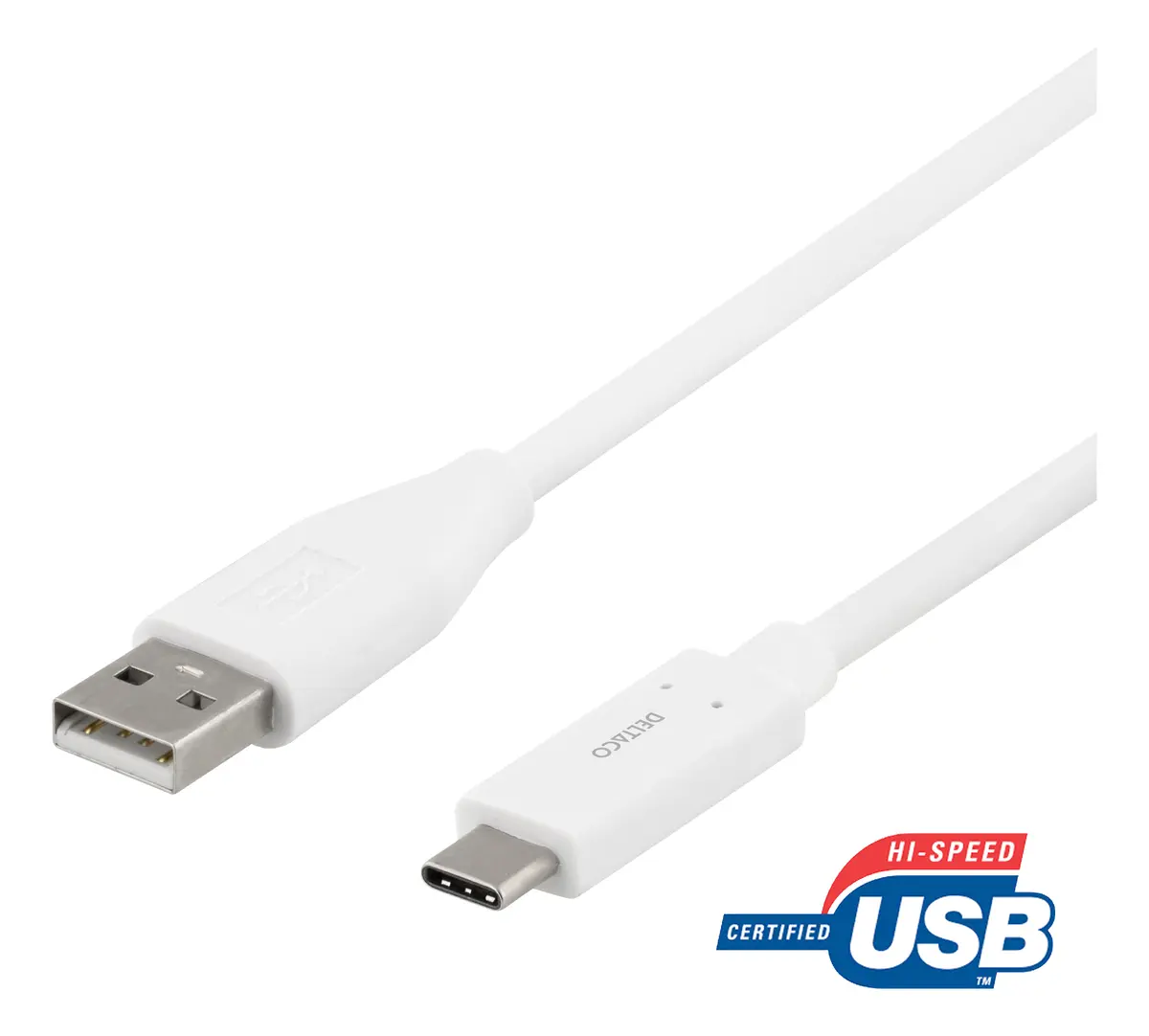 Deltaco USBC-1008M USB kabelis USB 2